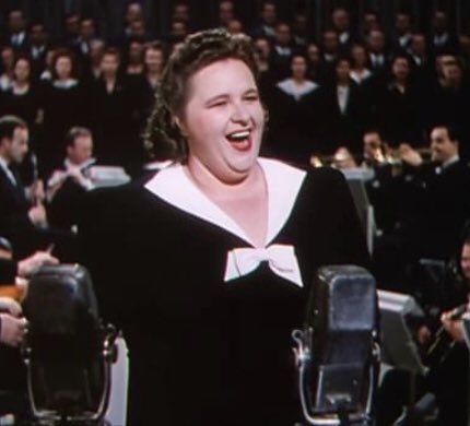 uptheenterprize's tweet photo. Vote today like you’re Kate Smith singing God Bless America in 1941. https://t.co/amAxIUBT4W https://t.co/gdYw2jDuVD