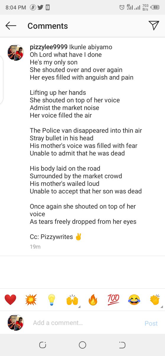 Opiwixzy1's tweet image. Please read and retweet my Poem 🙏
@itsLaycon
@mrmacaronii
@deejayneptune
@davido
@Sugarmummy_1of
@therawdeeya
@TundeEddnut
@Odunadekolade
@chidinmaekile
@PrinceNEnwerem
#DavidoInfinixNote8LE
#OwnAHouseInLekki 
#saynotothesocialmediabill
