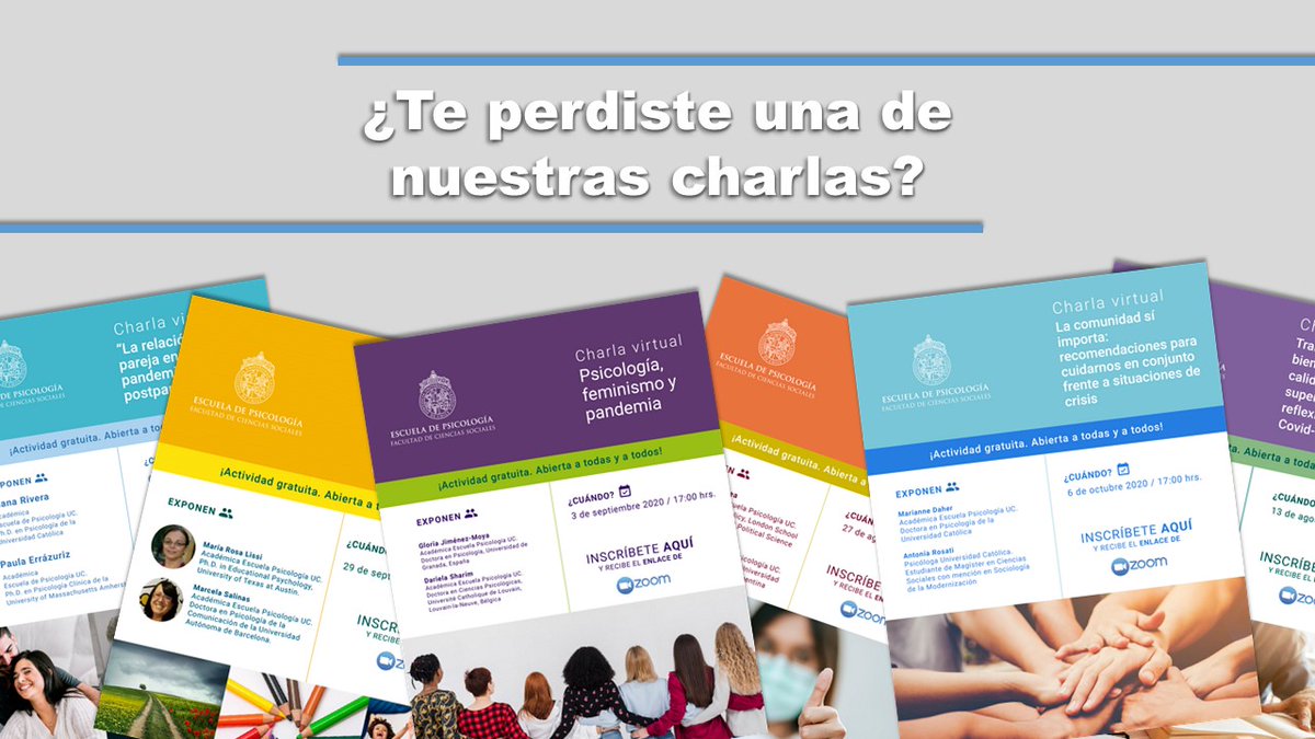 O Xrhsths Psicologia Uc Sto Twitter Te Perdiste Reflexiones Desde Psicologia Uc En Tiempos Del Coronavirus No Te Preocupes Revisa Los Videos De La Iniciativa Que Abordo Temas Como El Cuidado De