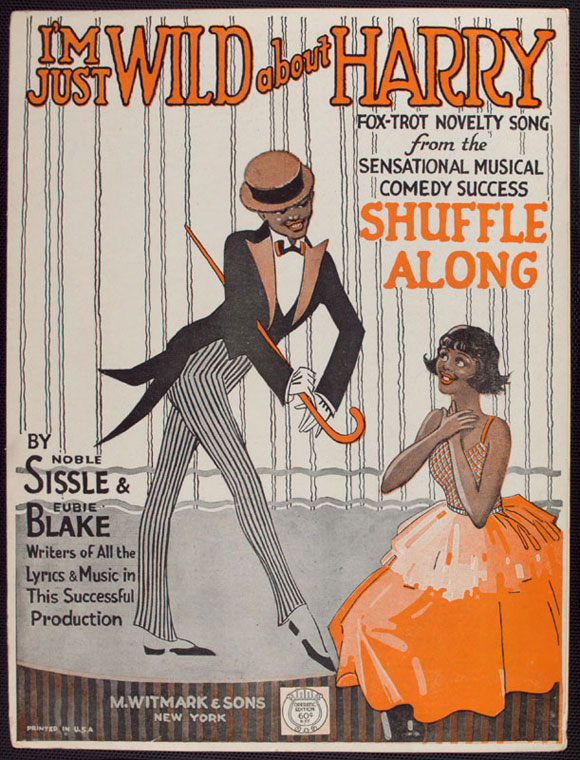 The newly-elected official cheated his way into office, and Harry Walton is soon installed Mayor of Jimtown, the fictional municipality where SHUFFLE ALONG is set. The now-classic showtune "I'm Just Wild About Harry" is one of the show's standout celebratory numbers. /5