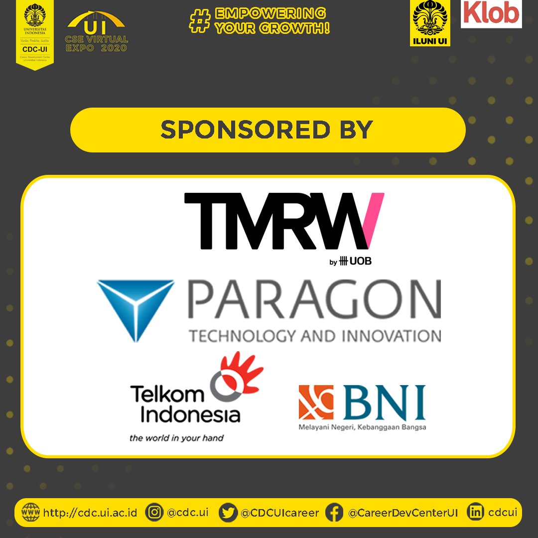 CDCUIcareer's tweet photo. [Webinar D-1: Teknologi Kesehatan Masa Depan]

Link pendaftaran: https://t.co/L5z46CSbgB

Link booking webinar
https://t.co/1bXLYve4PV

UI CSE Virtual Expo 2020
"Empowering Your Growth!" 

#UICSEVirtualExpo2020
#UICSE2020
#virtualexpo
#career
#UniversitasIndonesia
#UIJobExpo https://t.co/ObU9kohJ1H