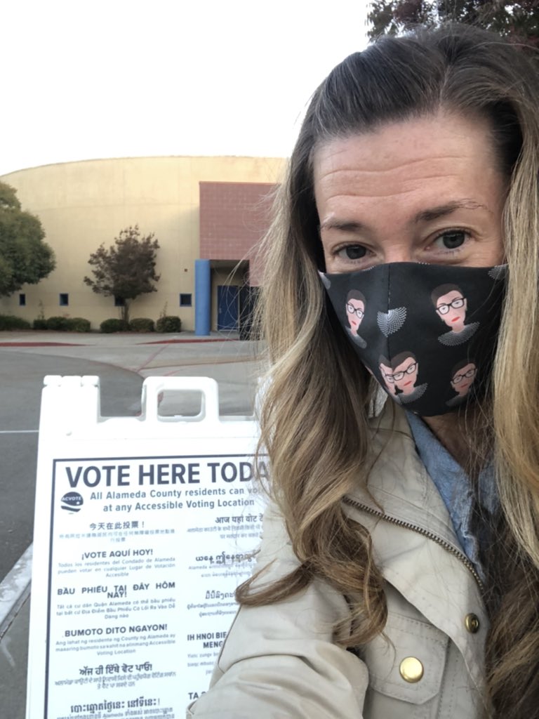 saraannmorales's tweet photo. It’s #ElectionDay ! Get out and VOTE!  Today is your day!  If you are in Pleasanton, come see us at Hart - we would love to see you and help you get your vote in! https://t.co/OHJT3qn4iC