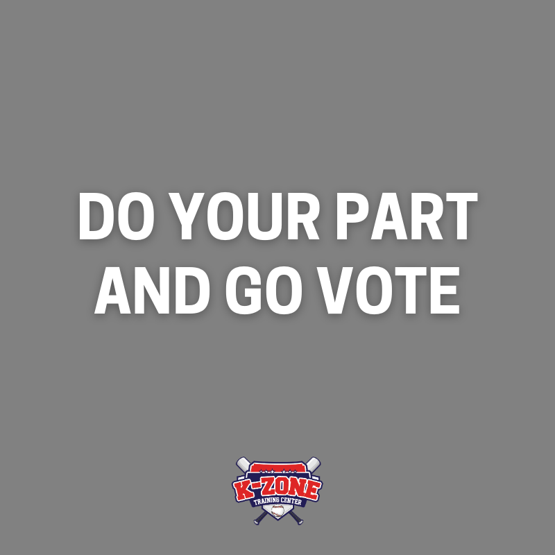 KZoneTraining's tweet photo. GO VOTE! πΊπΈ
#kzonetrainingcenter #battingcages #traintoday #hittingfacility #KZone #baseball #softball https://t.co/7cXxyF6xSS