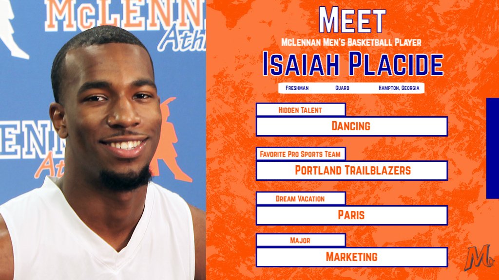 McLennanSports's tweet photo. Meet Isaiah Placide! #GoLanders #BuildingALegacy https://t.co/dDg0mswyKX