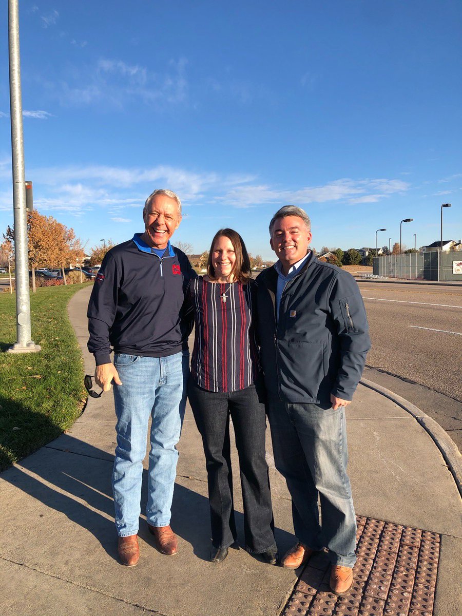cologop's tweet photo. Chairman Ken Buck is starting Election Day with Jaime and @CoryGardner in Windsor. 

Make sure you get out and return your ballot or vote in person before 7PM today. 🗳

For more information, visit: https://t.co/Yh6NHGXBMr. #copolitics https://t.co/9DulB34znc