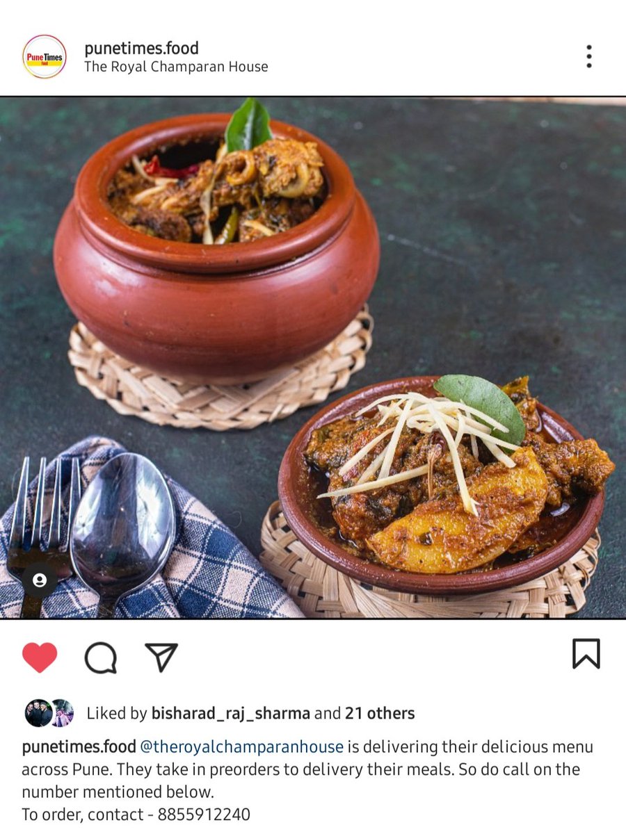 ChamparanThe's tweet photo. The Royal Champaran House featured on #PuneTimesFood 
Link : https://t.co/Ev8rLJsnVS
🙂Do drop a comment, like ,share 🙃🙂🙏
#pune #foodies

@PuneTimesOnline  #pune #food #foodies #punekars #punetimes #punenow #punedaily https://t.co/K51D5WcDXv