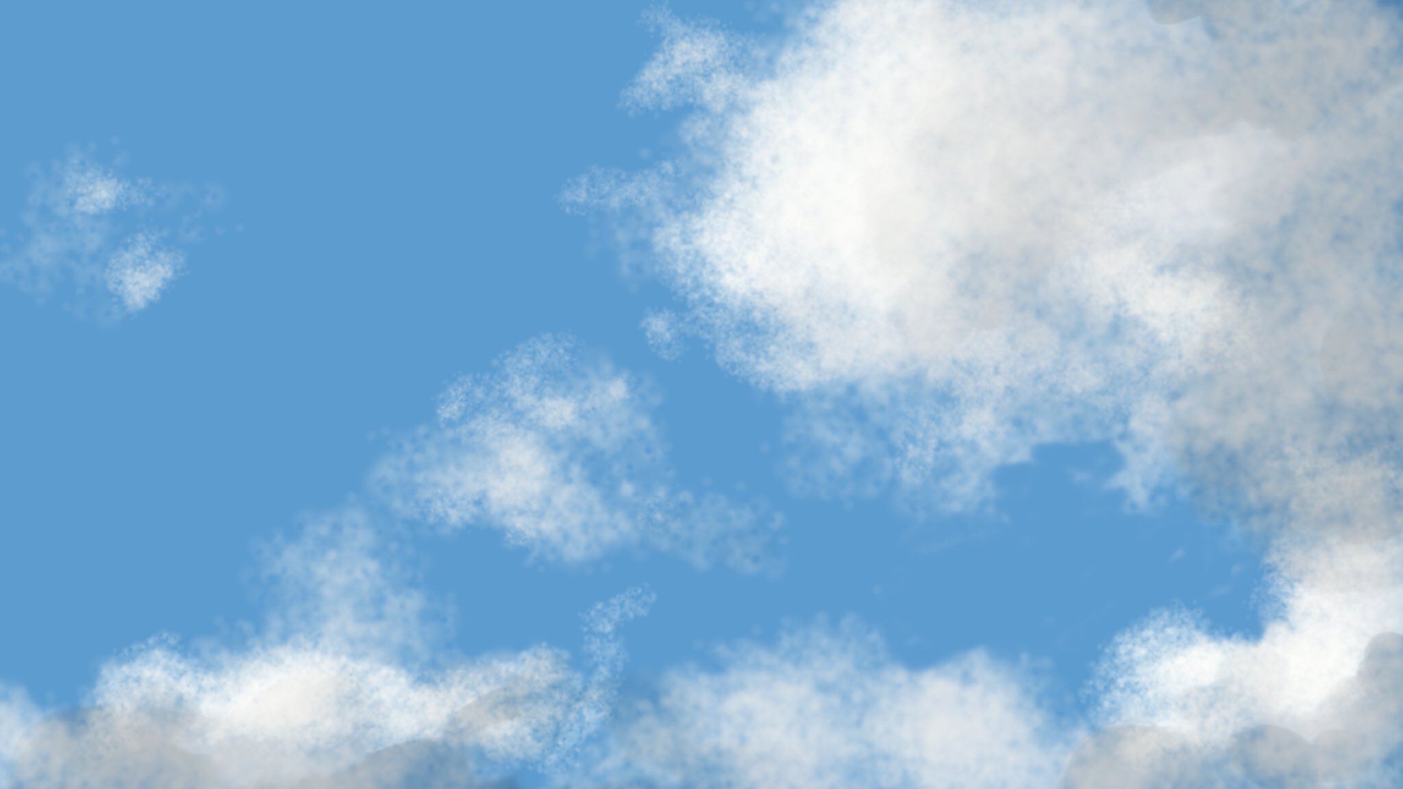 Riho ちょっと今日はリアル系に描いてみた 薄雲あったけど雨降らんかったね 今日の空 イラスト Clipstudio T Co 4eg9ipka65 Twitter