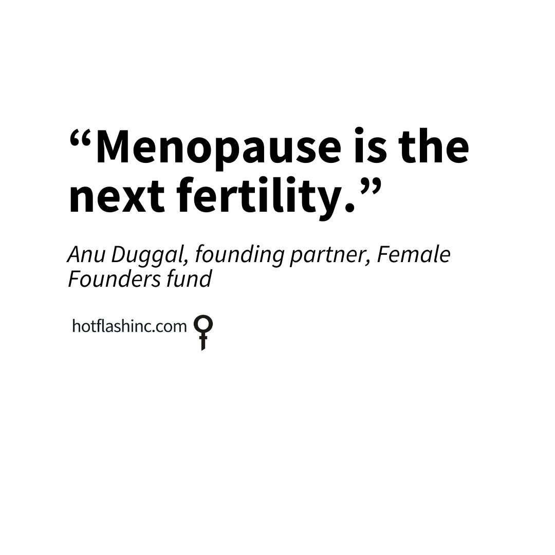 hotflashinc's tweet photo. 1.1 billion women going through #menopause by 2025.
That's a lot of marketing coming at us, but a lot of help too. #menotech #femtech #femalefounders https://t.co/XXP74CNgzZ