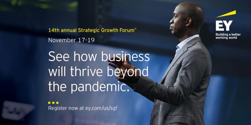Join us for our first virtualized Strategic Growth Forum 11/17-19 to hear luminaries and #entrepreneurs deliver the guidance and insight needed to design what’s next and beyond. Register at no charge: lnkd.in/eijBzFY #innovation #digitaltransformation #SGFUS