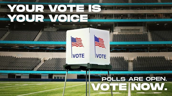 VOTE at an Election Super Center tweet media