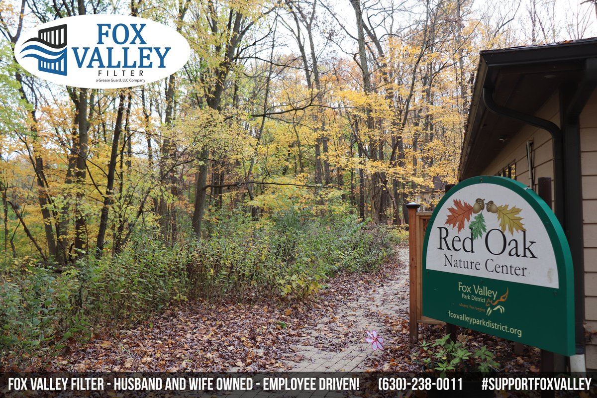 With Fall among us, it's the perfect time to get out and see some of the beautiful Nature Centers within the Fox Valley area!

#RedOakNatureCenter #SupportLocal #Fall