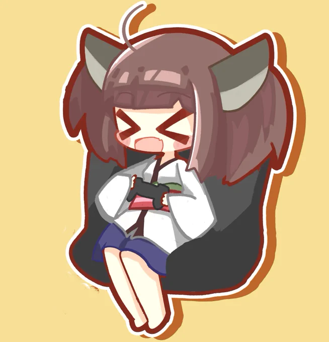 配信で描いてたん! 