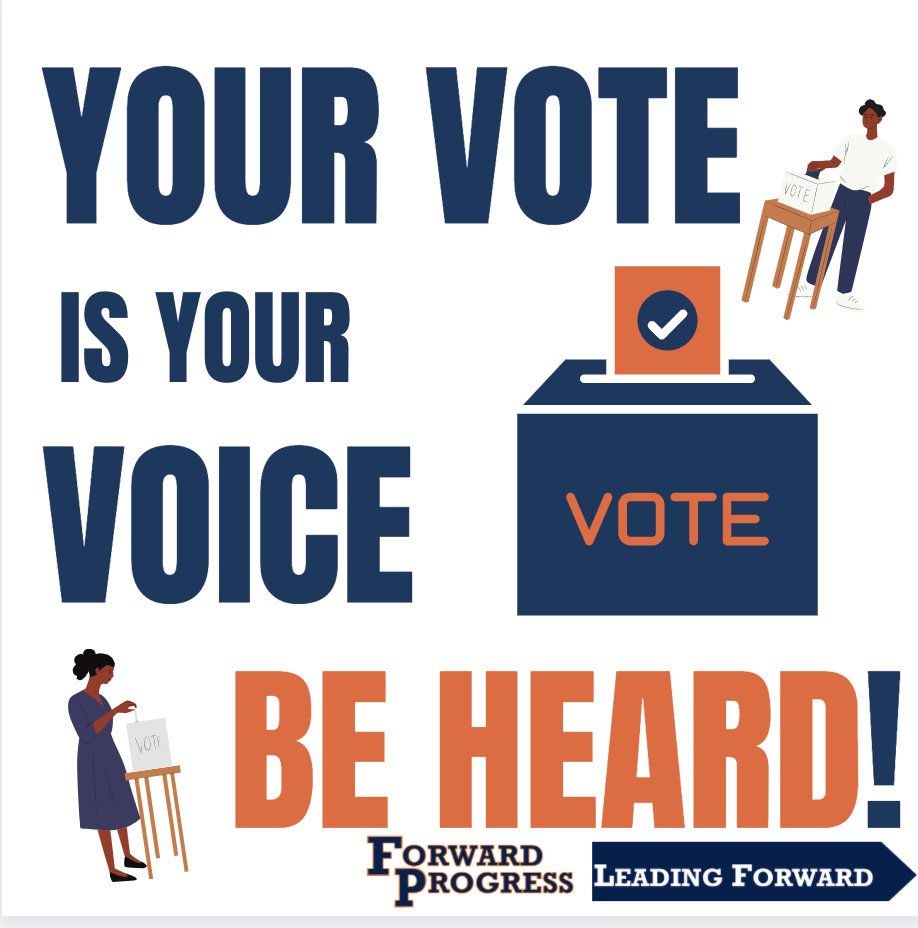 Don't forget to vote today and let your voice be heard! #LeadingForward