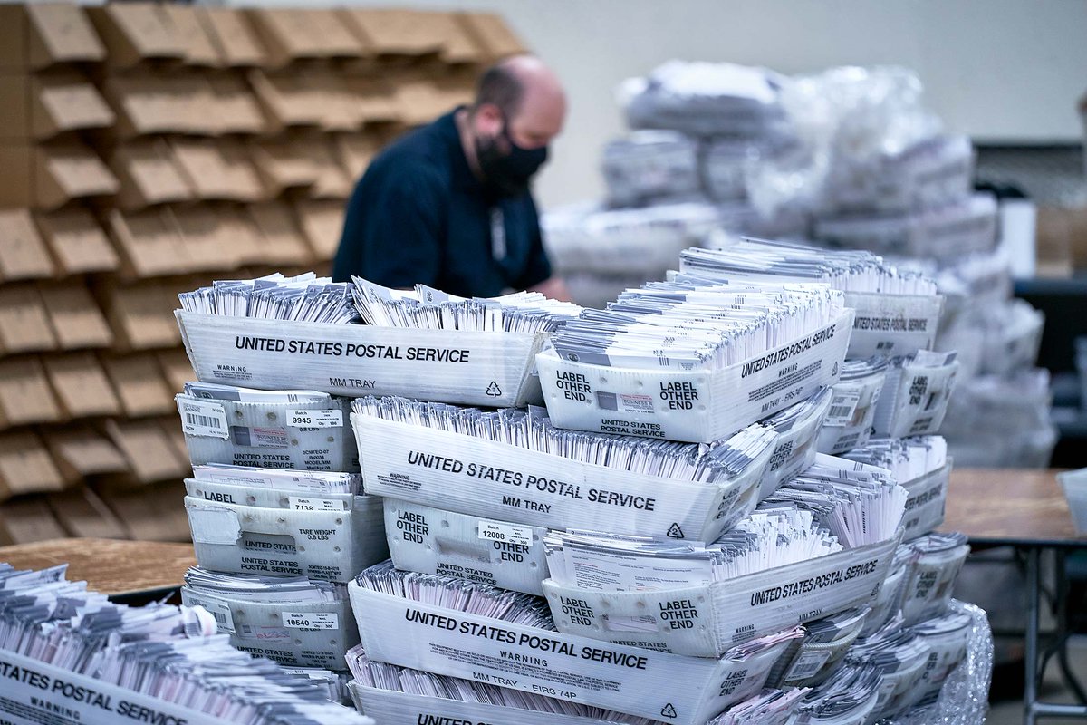 Finally, ballots are placed in tally boxes equipped with tamper-evident seals  http://trib.al/YMQuiNR&nbsp;