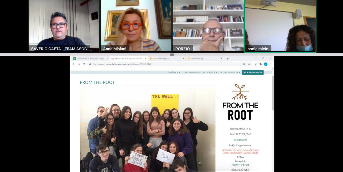 ascuoladioc's tweet photo. #ASOCTalk - uno spazio di confronto con le Istituzioni”, uno speciale momento di scambio per i team #ASOC1920 premiati. Oggi ultima mattinata dei nostri dialoghi 😊 Ed è stata a tema #CULTURA e #TURISMO insieme al team del #Lazio #FromTheRoot 🔎
Grazie di cuore a tutti! https://t.co/ktm6LqCgzS