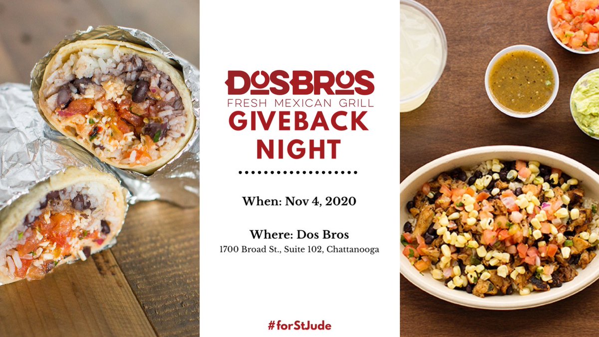 MocsForACure's tweet image. TEXT YOUR FRIENDS, because @DosBrosGrill is what’s for dinner tomorrow night! Make sure you tell them you’re there #forStJude!