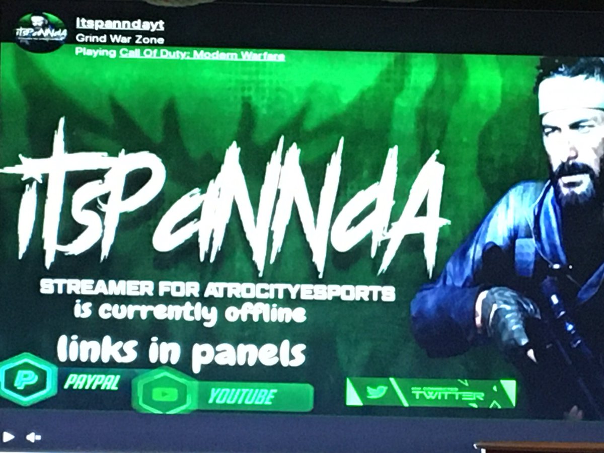 PxNNdAYT's tweet photo. For my streams follow me on https://t.co/As3bTRs6N7 #smallstreamer #streaming #COD #AtrocityStreamers https://t.co/3BQJlgXGUJ