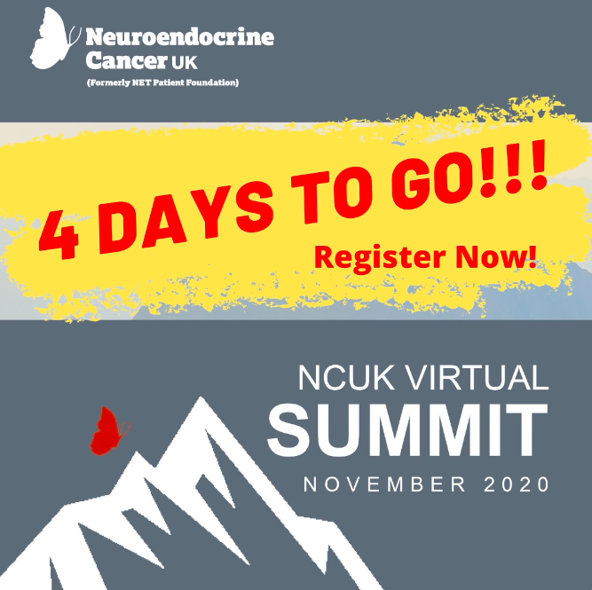 ncukcharity's tweet photo. Just a sneak peek at some of the compelling content that you can expect to see at our Summit THIS week! 

Register now! https://t.co/Y4o3KmoygD

#NCUKVirtualSummit #NCUKSummit #NeuroendocrineCancer https://t.co/8ECBmYZZop