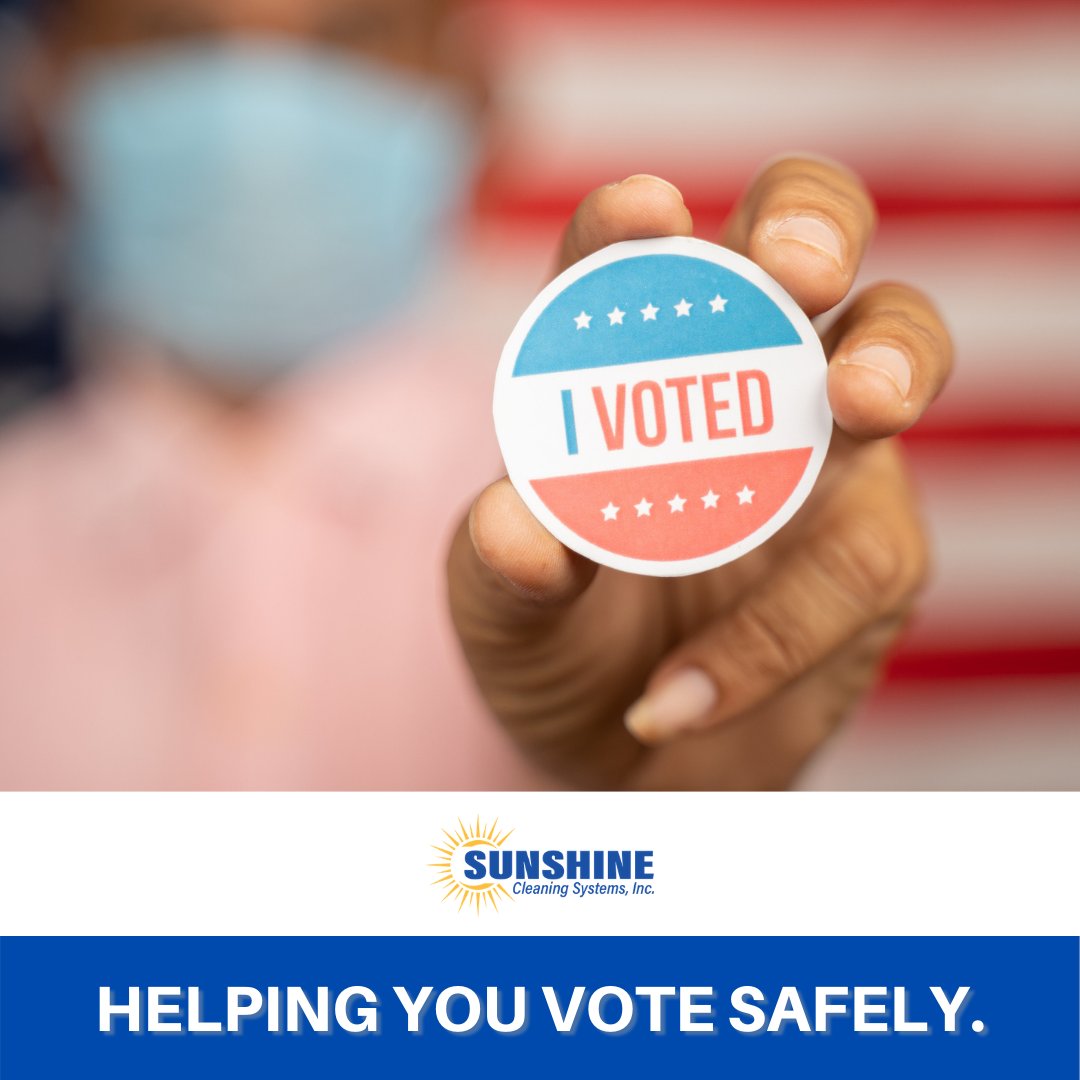 Sunshine_SCSI's tweet photo. Happy election day! Come out and cast your in-person vote SAFELY as we clean and sanitize voting booths between each use. You can find us at 21 locations across Broward County! We hope to see you there 🇺🇸 

#brighterdays #fortlauderdale #broward #election #vote https://t.co/OocDSaiXys