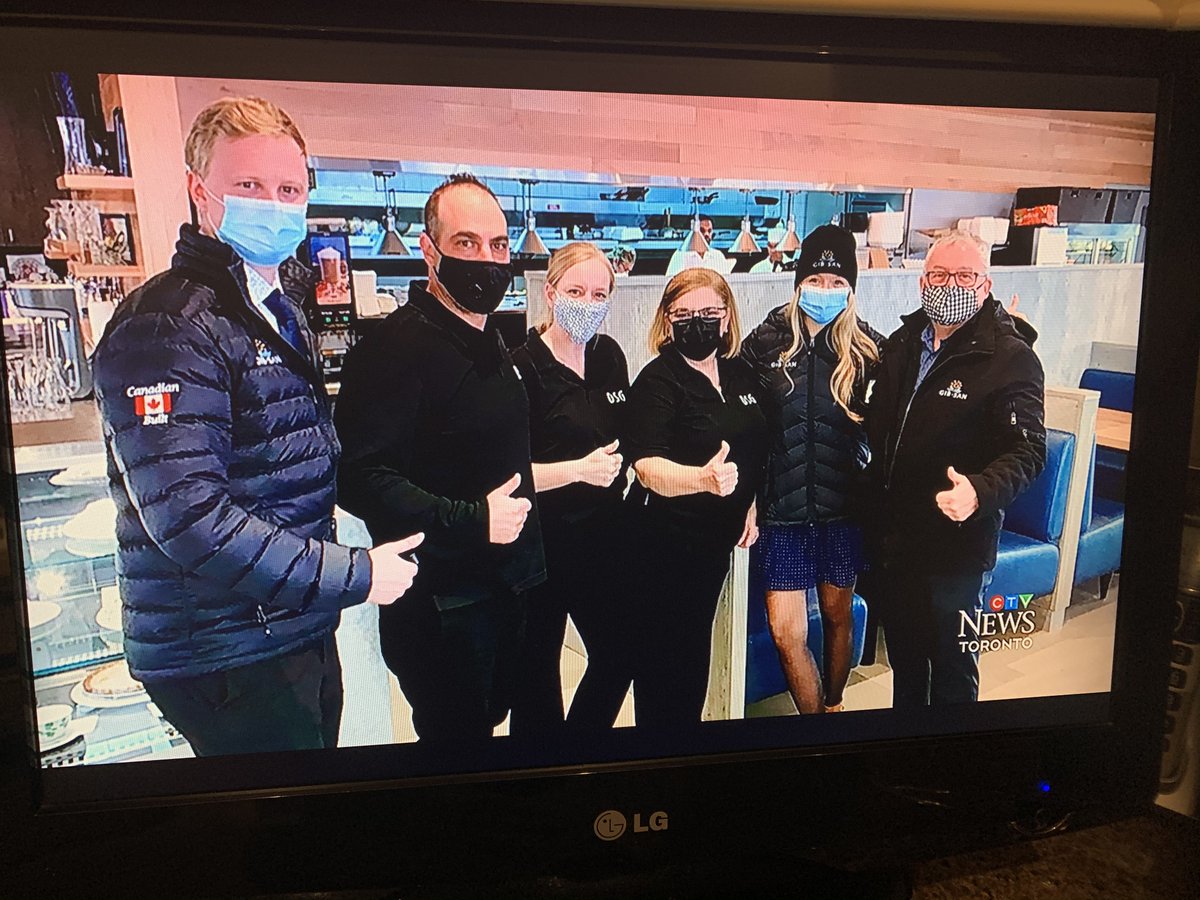 Gib-San's #AdoptARestaurant community initiative was picked up by <a href="/CTVToronto/">CTV News Toronto</a>! Honoured to support a fav local restaurant #DundasStreetGrille &amp; support front line responders at the same time #winwin #eatlocal #shoplocal