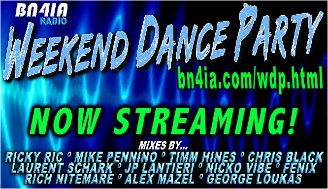 WkndDanceParty's tweet photo. #NowStreamingโ#WDP442
@RickyRicMix
@chrisblacknyc
@DJTimmHines
@lsselection
@JPLantieri
@djfenixofficial
@Nicko_Vibe
@GeorgeLoukas
#AlexMazel
#DJNitemare
๐ https://t.co/uVy7AxiIFX
#DJs #mixshows #dance #RadioShow #DJSet https://t.co/R4ytsBXBoR