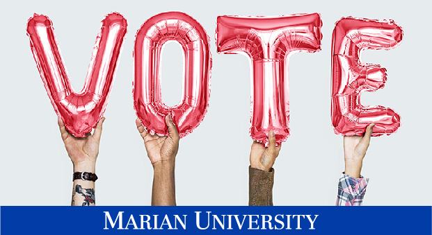 marian_wi's tweet photo. That's it. That's the tweet.

For any Sabres living on campus who will vote using their local address - shuttles are available to the Fond du Lac Fairgrounds, your polling location. https://t.co/yzrYduw4qL