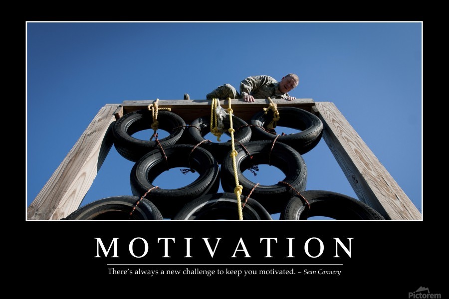 17. In my view this is not super relevant for startups bc high levels of motivation are a precondition. So I view goals much more as "tools to manage motivation". That said, everyone loves a good motivational poster! So here you go. RIP Sean Connery, one of the greats.