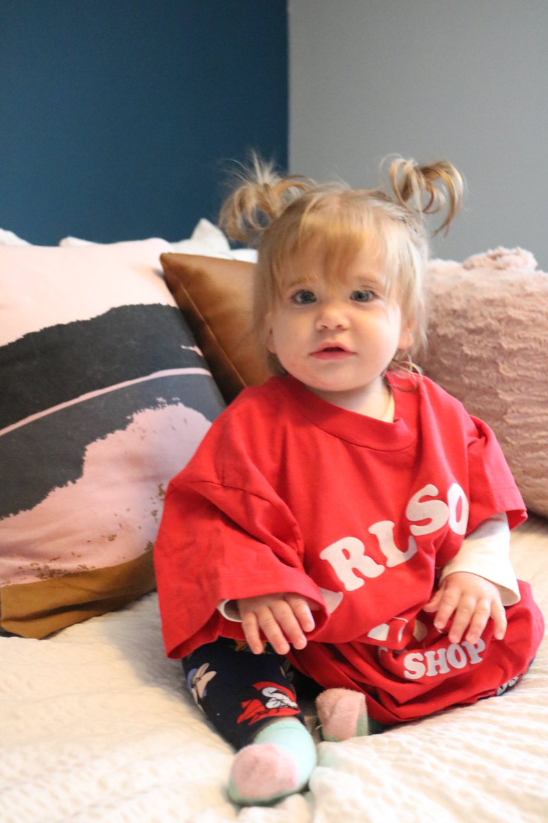 CourtCarlson7's tweet photo. Voting for this sweet bebe to have the best future possible. And so her first phrase isn’t “this fucking loser” which is said anytime Trump’s voice violates my ears. #BidenHarris2020 https://t.co/KPgaak1pKI