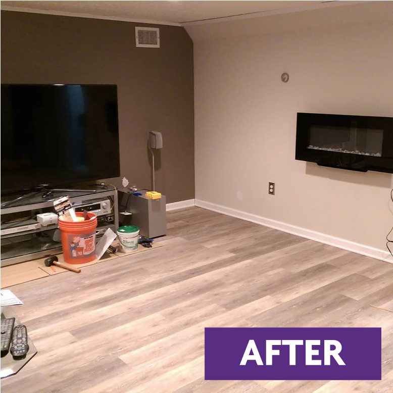 DRICOREProducts's tweet photo. Look at how @ColoradoConstr turned his dark, cold, and depressing basement that his kids were originally afraid to enter, into a magical entertainment centre with the use of DRICORE! Great Job! 🙌 https://t.co/7E1GXzmWgZ