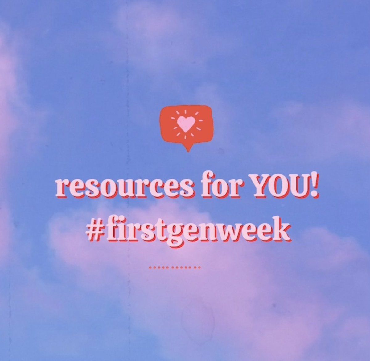 FirstGenWatts's tweet image. ✨🍭RESOURCES🍭✨
Happy Day 2 of First Gen Week, our resources lead @akge15 has found these AMAZING resources for YOU! #FirstGenWeek 🤩☁️🌈✨🪐