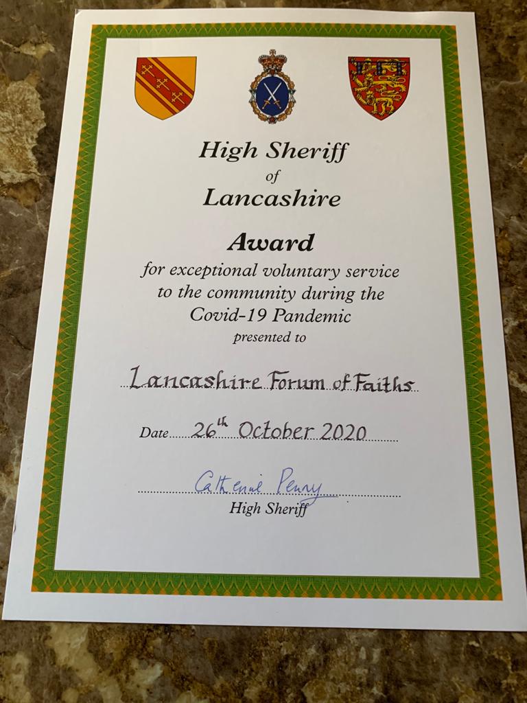 Really pleased to be honoured.