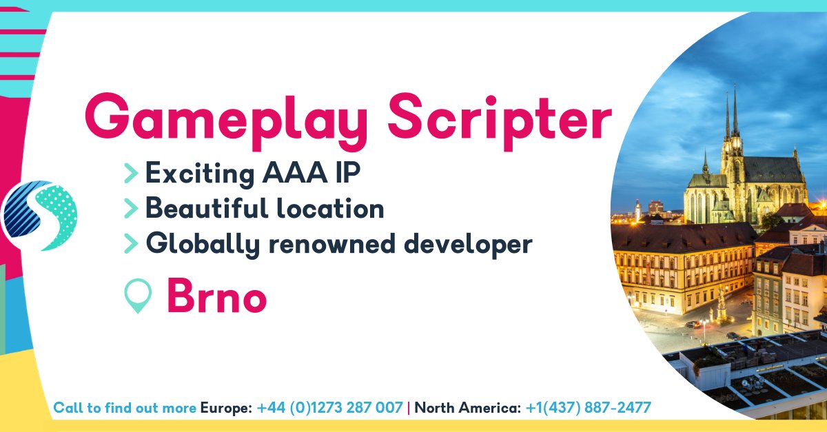 SkillsearchJobs's tweet image. Are you a #GameScripting expert? Looking for a chance to join a #AAA studio in a beautiful city? This opportunity in #Brno could be perfect! Check out the details below...
#WereGameAreYou #Gamesjobs #GameDesign #GameplayScripter #CzechRepublicJobs skillsearch.com/vacancy/gamepl…