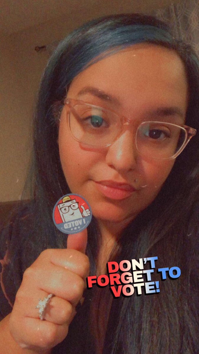 winterluungs's tweet photo. As a person of color and a woman, so many people before me have fought for my right to vote! It would be a disservice not to. Today is the day to be American AF and exercise your rights!!!! Go vote! #IVoted2020 https://t.co/GPsA43uwVH
