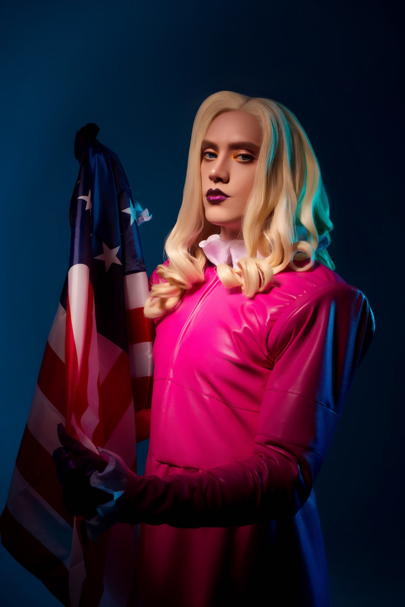 JoJos Bizarre Adventure Steel Ball Run Funny Valentine Cosplay Costume ubicaciondepersonas