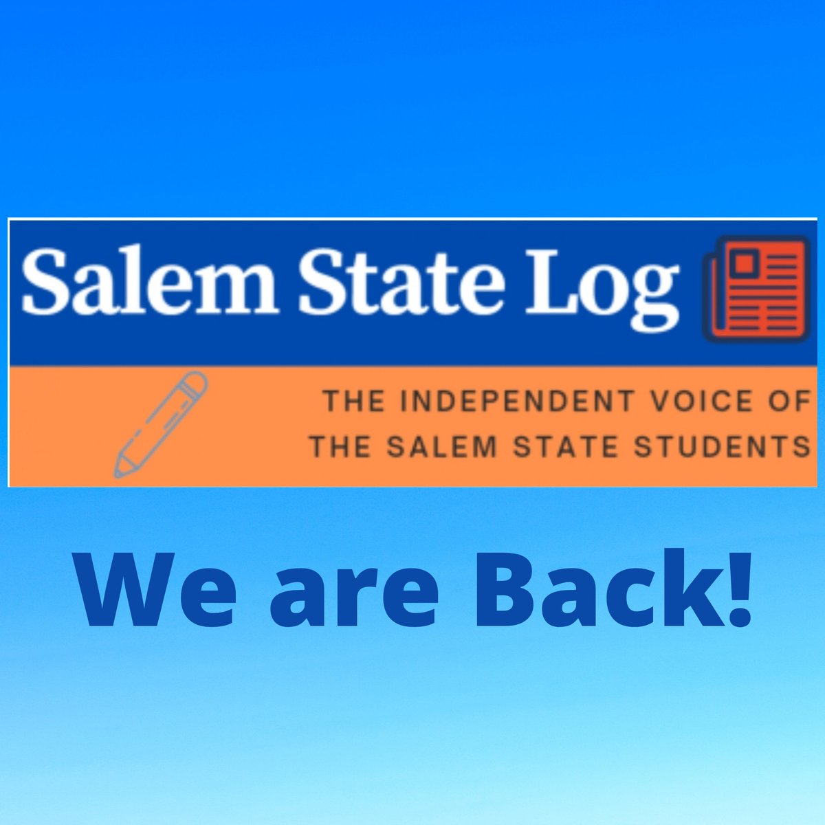 salemstatelog's tweet photo. We are back! Visit us @ https://t.co/xkDhzCogFx

#salemstate #ssulog #SSU #studentnewspaper #ssuVikings https://t.co/nVTie7e8LZ