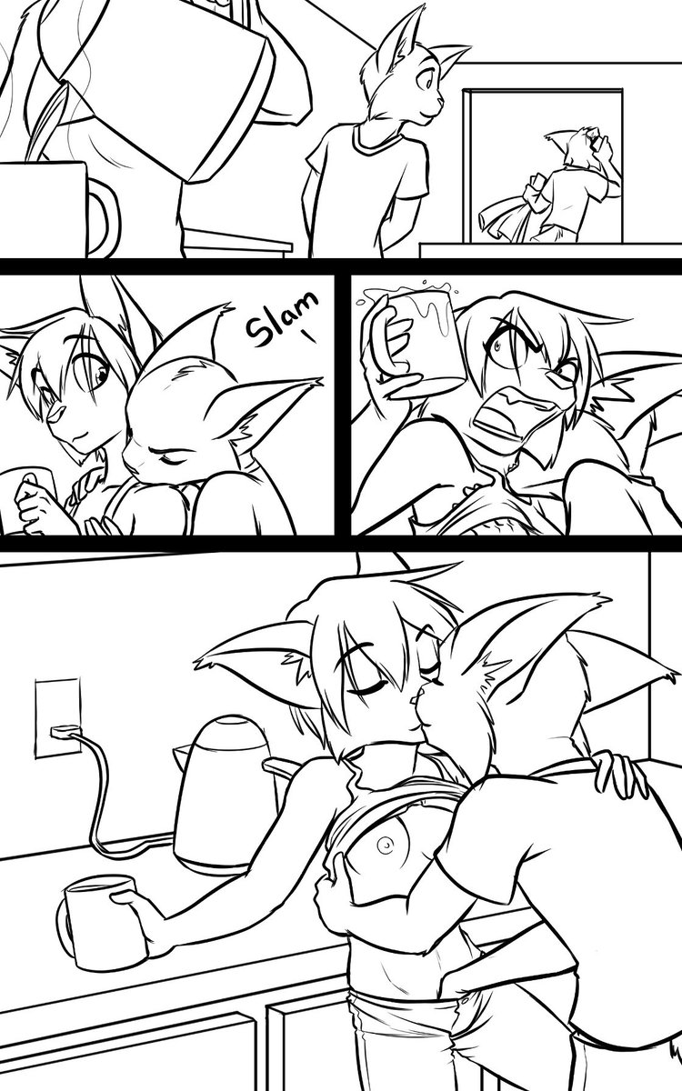 Wednesday mornings By Black-Kitten Part 6 #foxlyocomics.