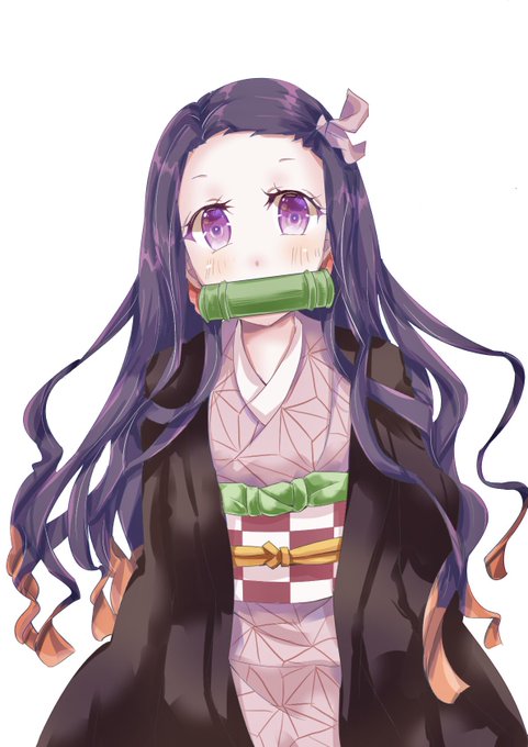 ぱらさんがTwitterに投稿した竈門禰豆子(鬼滅の刃)のイラスト。