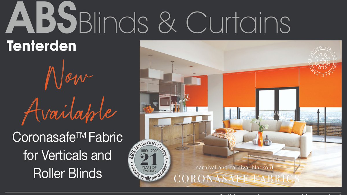 Our showroom will close from Thursday until the end of Lockdown. Our Phone Lines will be open for your calls Monday to Friday 9 to 5pm 
We will still be able to come out and measure and fit Blinds and Curtains whilst adhering to the Government guidelines. 
Call us on 01580 765169