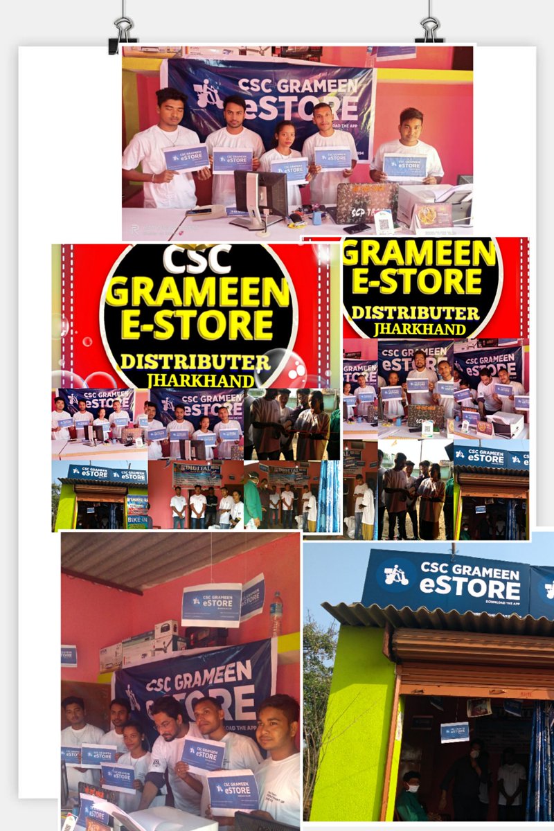 NAVINSI79867358's tweet photo. LAUNCH OF 101DISTRIBUTER CSC GRAMEEN E-STORE VLE IN JHARKHAND.
#CSC
#DIGITALINDIA
#VOCALFORLOCAL
#CSCGRAMINESTORE
#GRAMINESTOREDISTRIBUTER
#JHARKHAND https://t.co/894r9FzLnj
