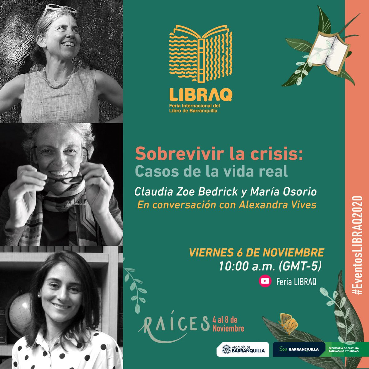 ferialibraq's tweet photo. Un preámbulo de  lo que verás en LIBRAQ 2020! Para ver toda la programación ingresa a  https://t.co/Xbg2K2s2Y1

@danicura @VanessaRosales @cayenauninorte @EnchantedLion https://t.co/67ZBPuc8jk
