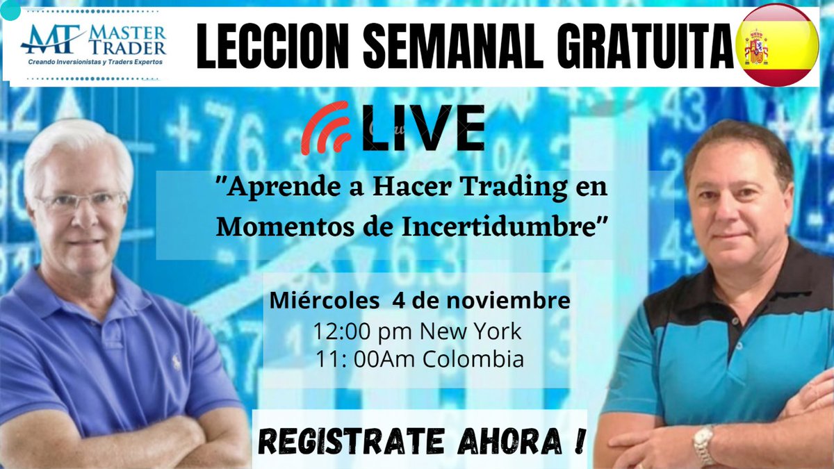 EspanolMaster's tweet photo. Aprende a hacer Trading en momentos de incertidumbre, Te daremos un conjunto de estrategias para que sepas como operar en uno de los ambientes de mercado más polemicos de la historia
Inscribite👇🏼
https://t.co/IOTCekjmiV https://t.co/d3fXjlPk2C