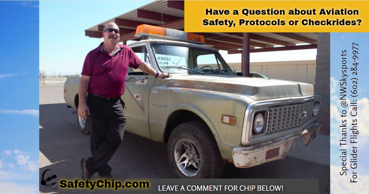 SafetyChip's tweet image. Do you have a question about Aviation Safety, Protocols, Checkrides or any other general question?
Leave a comment for Chip below!
#safetychip #aviation #aircraft #pilot #checkrides #aviationsafety #flightsafety #education #fly #AZ #practicalexam #instrumentpilot #commercialpilot