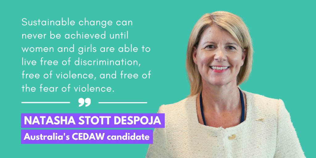 🗓️ Less than a week until elections are held for the #CEDAW Committee at #UNHQ. 🗳️

Learn more about 🇦🇺's candidate @NStottDespoja ⬇️

pmc.gov.au/sites/default/…

#Natasha4CEDAW