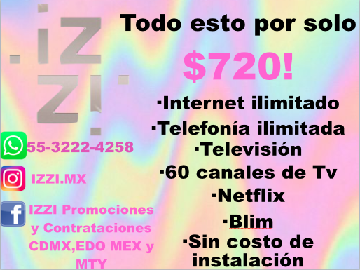 mx_izzi's tweet photo. Si quieres conseguir las mejores promociones y contrataciones visita nuestro grupo IZZI https://t.co/Y8XL2oFX43
Si compartes con tus amigos el grupo y te unes a el puedes conseguir increíbles promociones !
*55-3222-4258 https://t.co/aybjxMf9RE