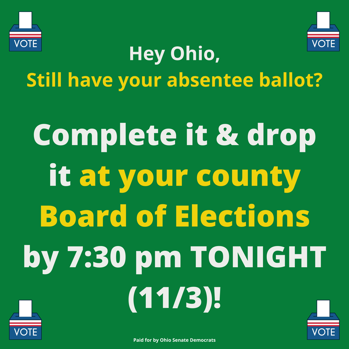 Ohio Senate Dems tweet media