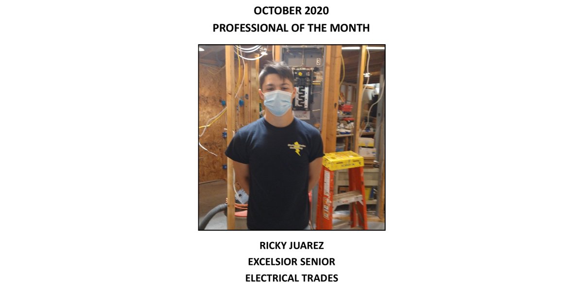 ESACCGuidance's tweet photo. Congrats @HS_ESSD40 Ricky Juarez for being recognized as @ESACC_ET October professional of the month. #ESACCIgnites #CTEworks @CC_ESSD40 https://t.co/HUMf5JGyUJ