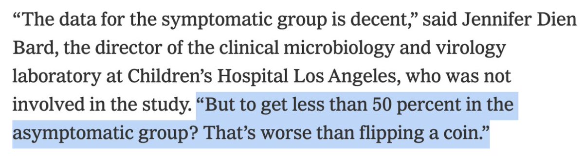 One final point: There is a quote in the article that is deeply confused about how probabilities work. It should not be in the article.
