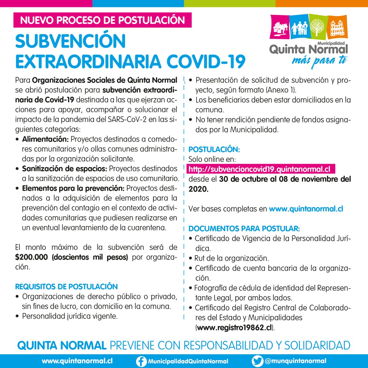 Municipalidad de Quinta Normal tweet media