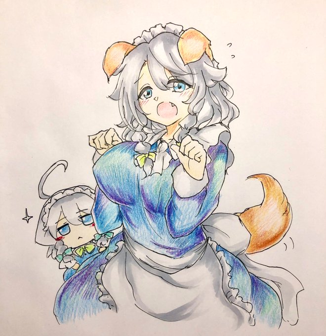 いぬさくや🐶
(+15分お許しを・・)

 #深夜の真剣お絵描き60分一本勝負 