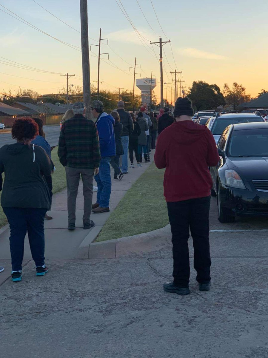 Polls are open! Expect long lines, but get out and vote!